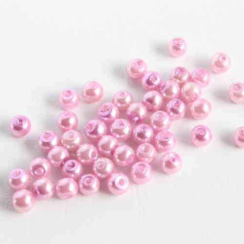 Glasspearl 4mm - Pink