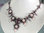 Beading kit for necklace 'True Romance' - Mauve