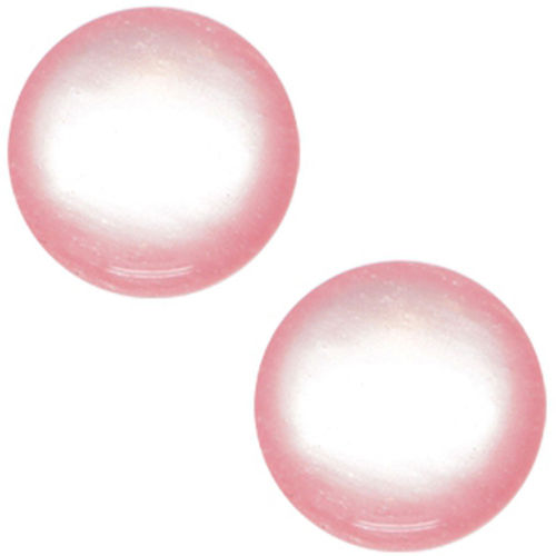 Polaris cabochon Shiny Soft Tone 20mm - Pink x1