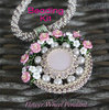Beading kit - necklace 'Flower Wheel' - Silver