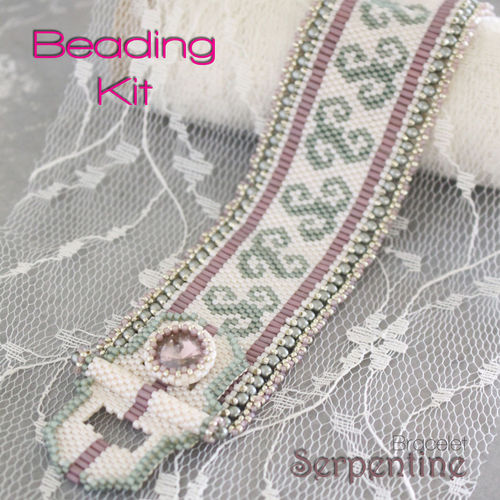 Beading Kit for bracelet 'Serpentine' - Spring