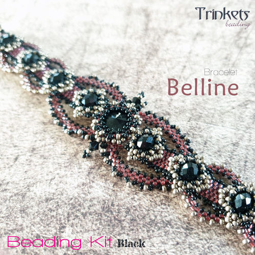 Beading Kit - Bracelet 'Belline' - Black