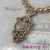 Beading Kit - Necklace 'Margaux' - Vintage Blue