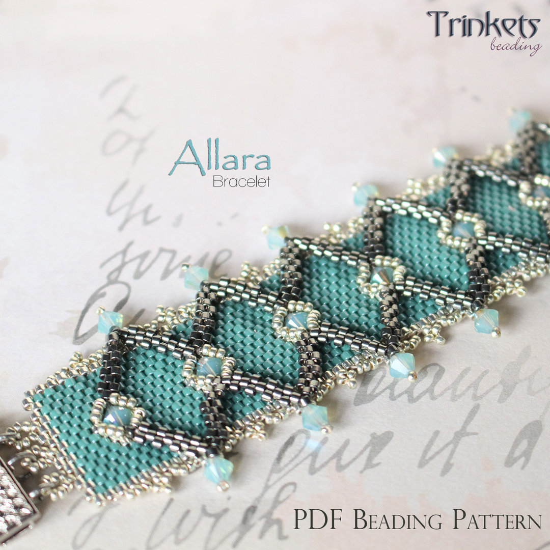 Beading pattern - Bracelet 'Allara'
