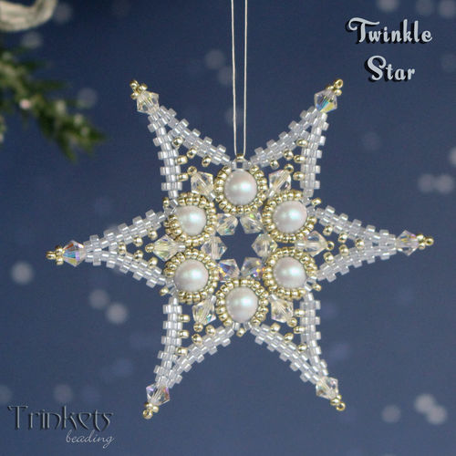 Patroon voor ornament 'Twinkle Star' - Engels
