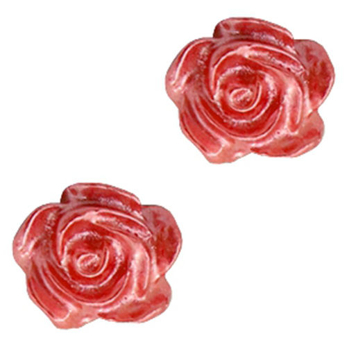 Rose bead 6mm - Precious Rose Pearl Shine x5
