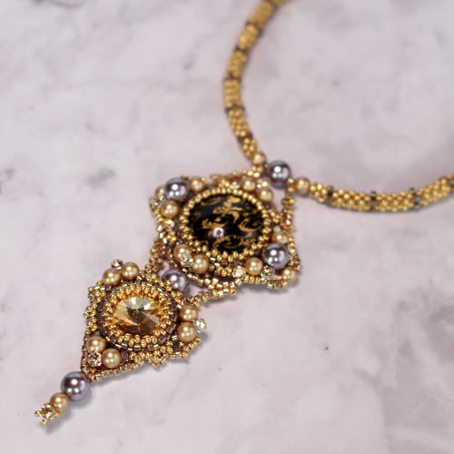 Beading kit - necklace 'Jubilee' - Gold